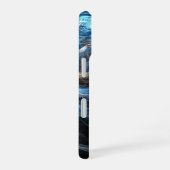 Abstrakte Kunst rund um die Welt iPhone 16 Hülle (Rechte Seite)