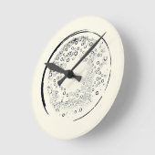 Abstrakte Kunst Runde Wanduhr (Winkel)