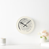 Abstrakte Kunst Runde Wanduhr (Zuhause)