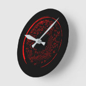 Abstrakte Kunst Runde Wanduhr (Winkel)