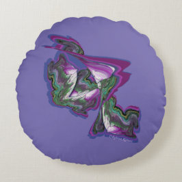 Abstrakte Kunst Rundes Kissen