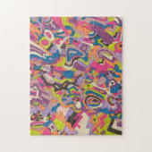 abstrakte Kunst "Samba" Puzzle (Vertikal)