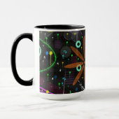 Abstrakte Kunst: Satellit  Tasse (Links)