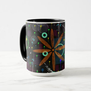 Abstrakte Kunst: Satellit  Tasse