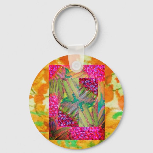 Abstrakte Kunst Schlüsselanhänger (Vorderseite)
