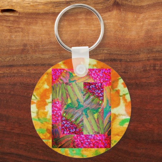 Abstrakte Kunst Schlüsselanhänger (Vorderseite)