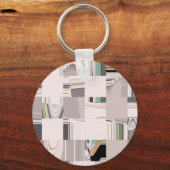 Abstrakte Kunst Schlüsselanhänger (Vorderseite)