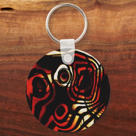 Abstrakte Kunst Schlüsselanhänger (Vorderseite)