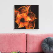 Abstrakte Kunst, Schwarz und Weiß Leinwanddruck (Insitu (Wohnzimmer))