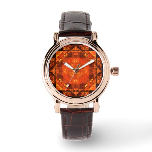 Abstrakte Kunst segnen Armbanduhr (Vorderseite)