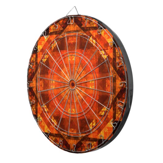 Abstrakte Kunst segnen Dartscheibe (Vorderseite rechts)