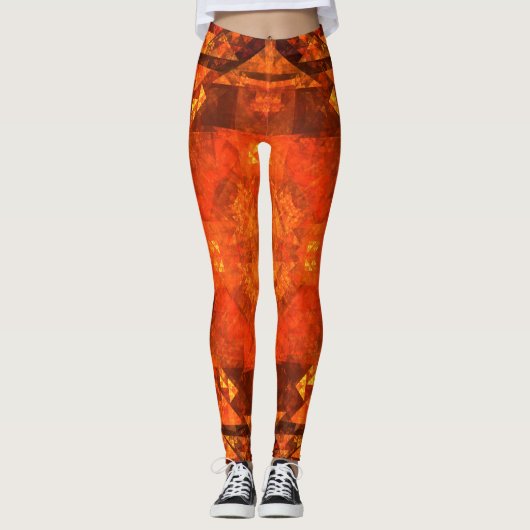 Abstrakte Kunst segnen Leggings (Vorderseite)