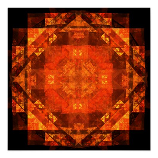 Abstrakte Kunst segnen Poster (Vorderseite)