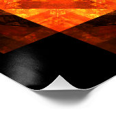 Abstrakte Kunst segnen Poster (Ecke)