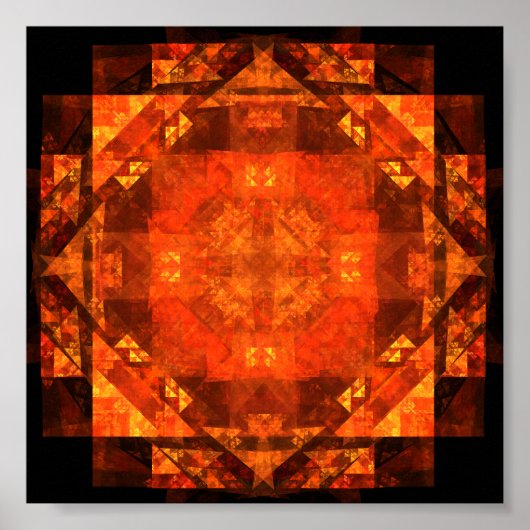 Abstrakte Kunst segnen Poster (Vorne)