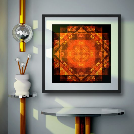 Abstrakte Kunst segnen Poster