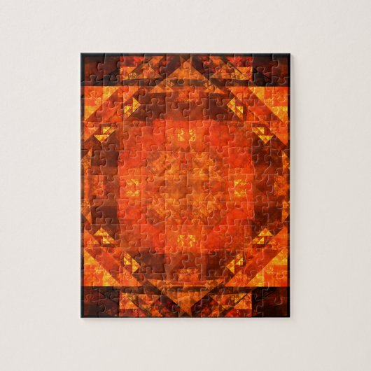 Abstrakte Kunst segnen Puzzle (Vertikal)