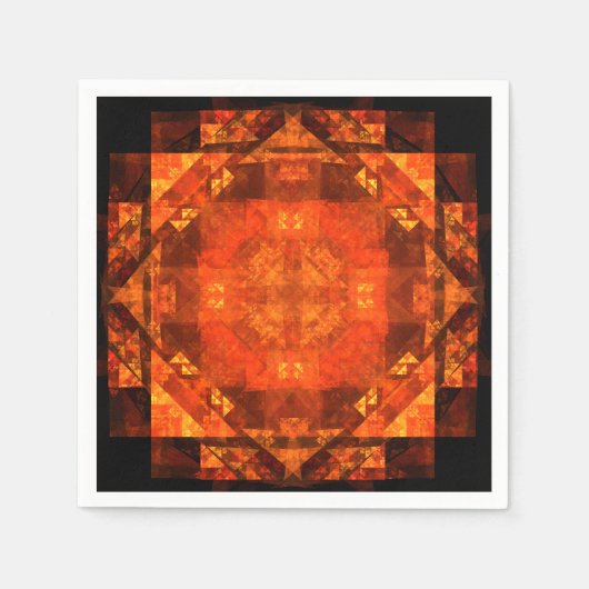 Abstrakte Kunst segnen Serviette (Vorderseite)