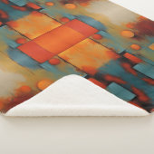 Abstrakte Kunst Sherpadecke (3/4)