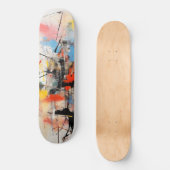 Abstrakte Kunst Skateboard (Vorderseite)