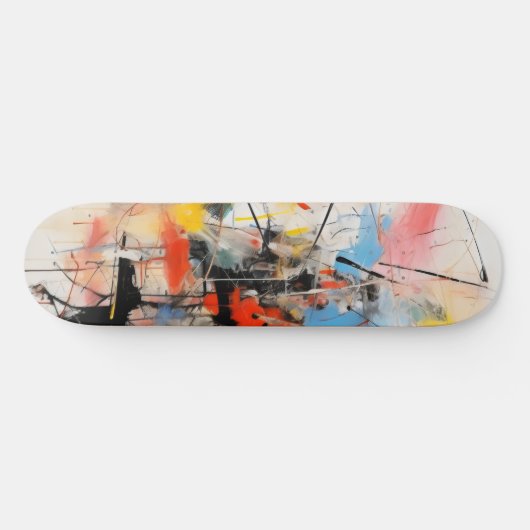 Abstrakte Kunst Skateboard (Horizontal)
