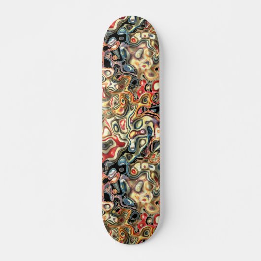 Abstrakte Kunst Skateboard (Vorne)
