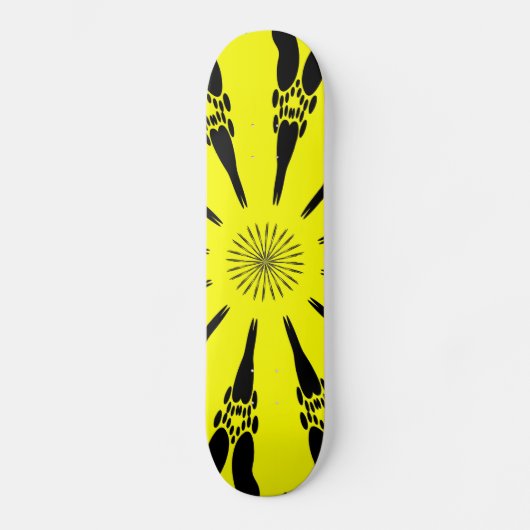 ABSTRAKTE KUNST SKATEBOARD (Vorderseite)