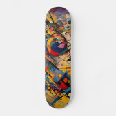 Abstrakte Kunst Skateboard (Vorderseite)