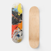 Abstrakte Kunst Skateboard (Vorderseite)