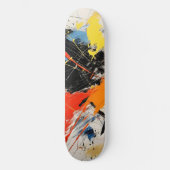 Abstrakte Kunst Skateboard (Vorderseite)