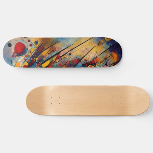 Abstrakte Kunst Skateboard (Horizontal)