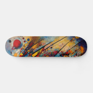 Abstrakte Kunst Skateboard