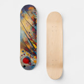 Abstrakte Kunst Skateboard (Vorderseite)