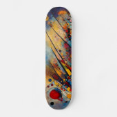 Abstrakte Kunst Skateboard (Vorderseite)