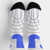 abstrakte Kunst Socken (Oben)