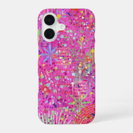 Abstrakte Kunst: Sommerträume iPhone 16 Hülle