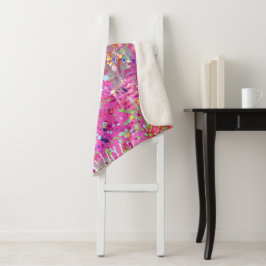 Abstrakte Kunst: Sommerträume Sherpadecke