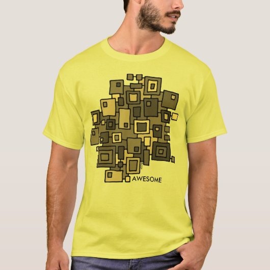 Abstrakte KUNST - STADTKARTEN II T-Shirt (Vorderseite)