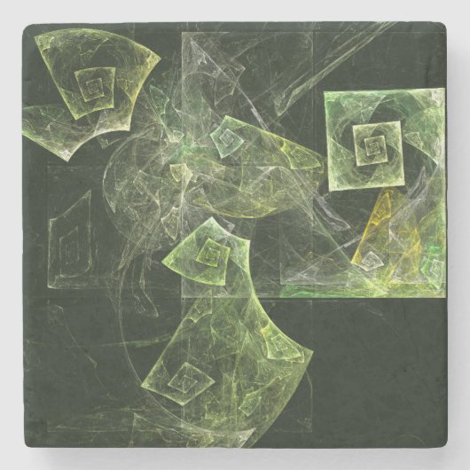 Abstrakte Kunst Steinuntersetzer (Vorderseite)