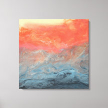 Abstrakte Kunst - "Stormy Sunset"