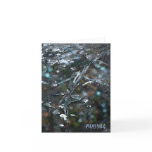 Abstrakte Kunst-subtile Farbleere Anmerkungs-Karte