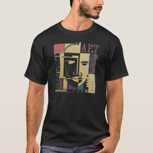 abstrakte Kunst T-Shirt (Vorderseite)