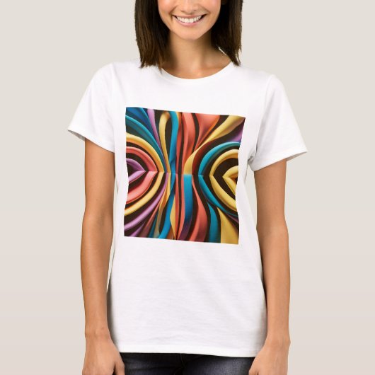 Abstrakte Kunst T-Shirt (Vorderseite)