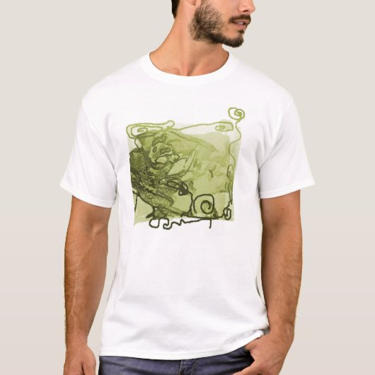 abstrakte Kunst T-Shirt (Vorderseite)
