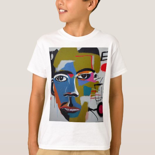 Abstrakte Kunst-T-Shirt T-Shirt (Vorderseite)