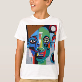 Abstrakte Kunst-T-Shirt T-Shirt