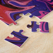 Abstrakte Kunst tanzender Geister Puzzle (Seite)