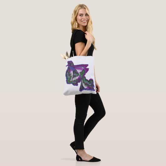 Abstrakte Kunst Tasche (Am Model)