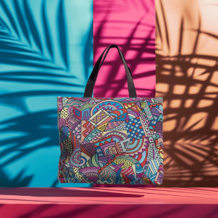 Abstrakte Kunst Tasche