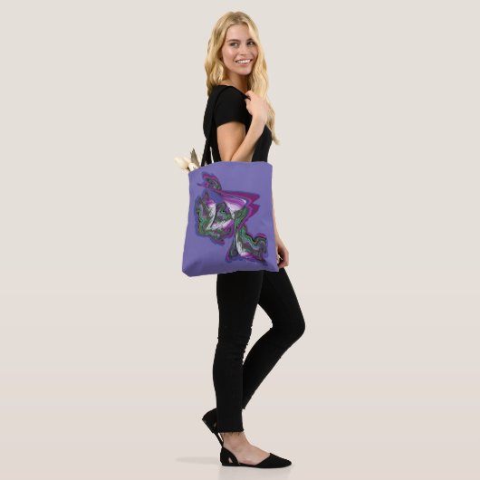 Abstrakte Kunst Tasche (Am Model)